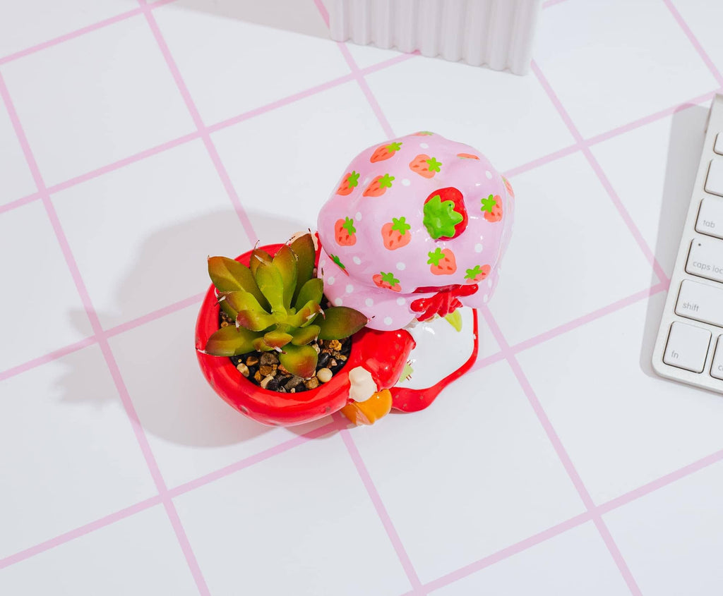 Strawberry Shortcake Ceramic Mini Planter