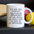 Luckiest Boss Mug 11 oz