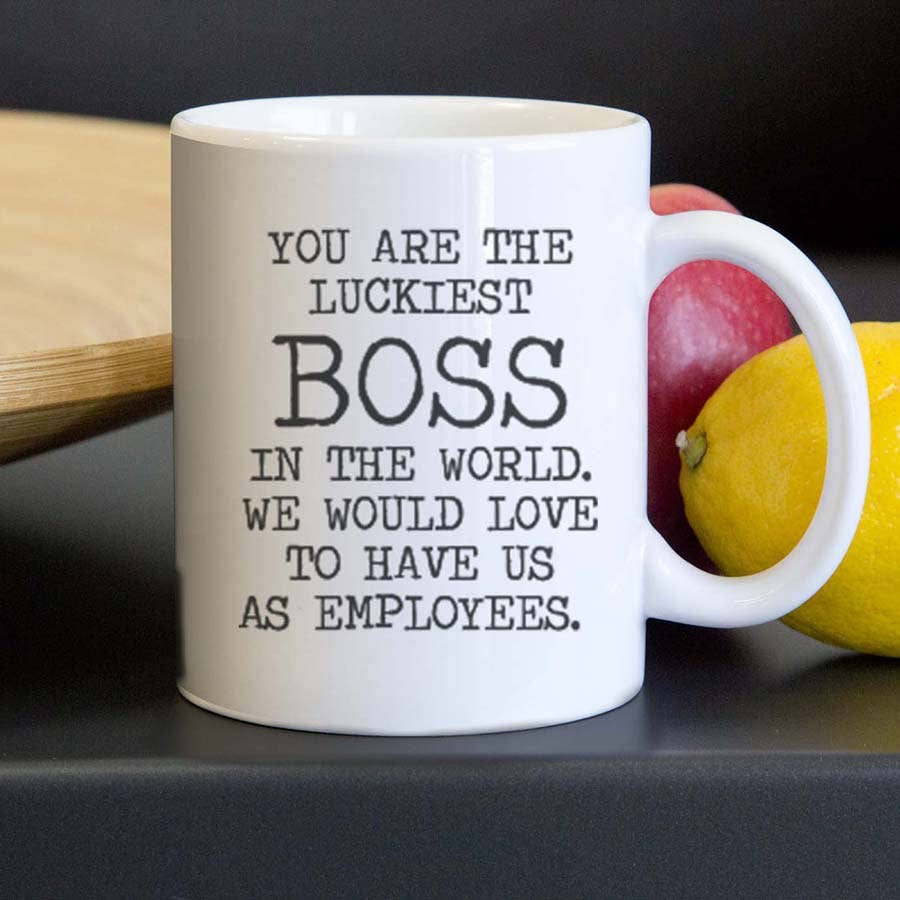 Luckiest Boss Mug 11 oz