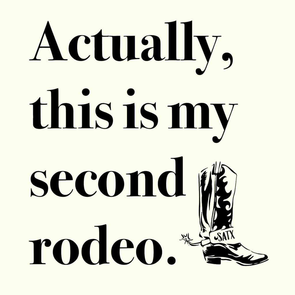 Second Rodeo - 3" Square Magnet
