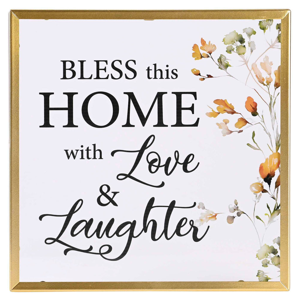 Bless This Home With Love & Laughter Framed Wall Art