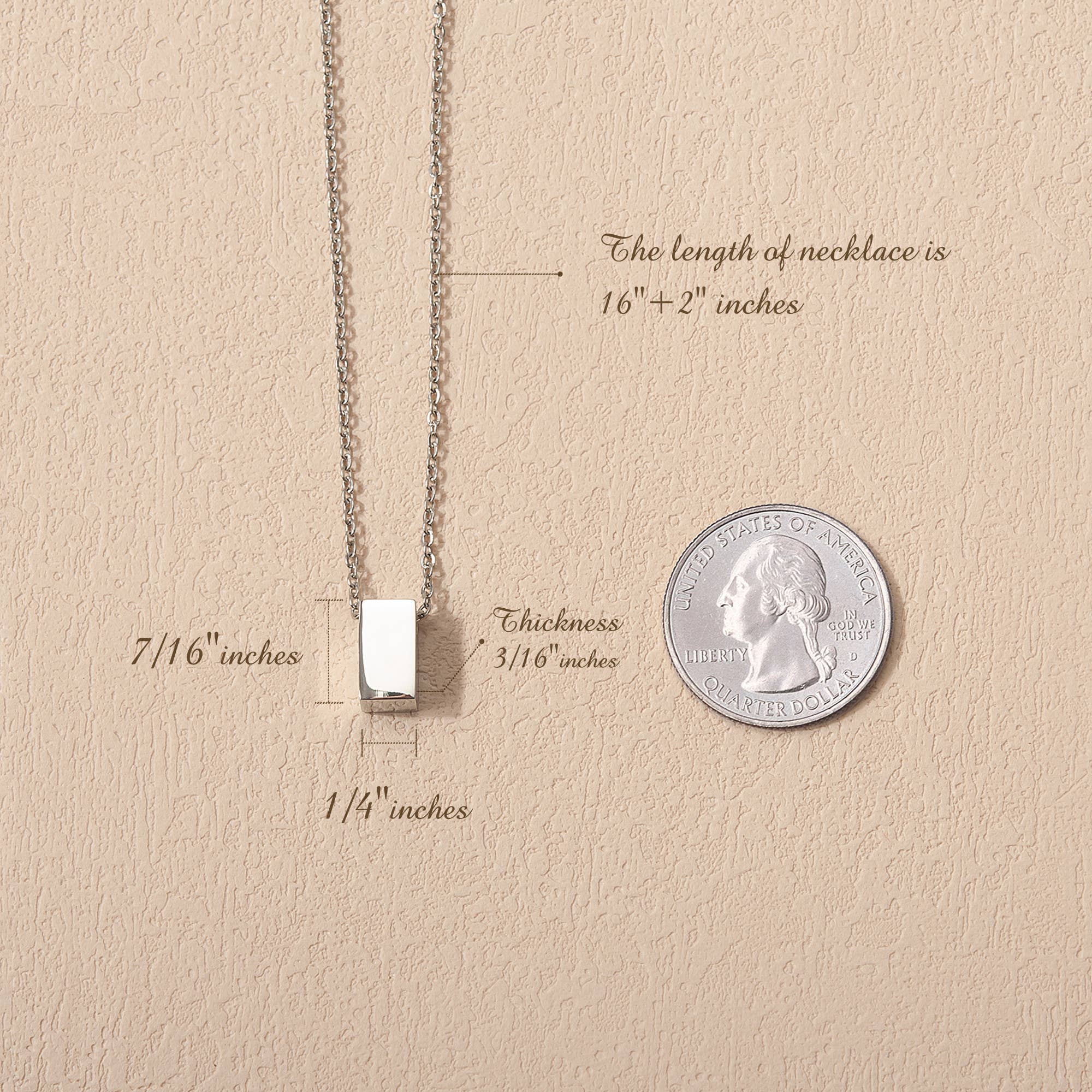Happy Sweet 16th Birthday Necklace / Silver