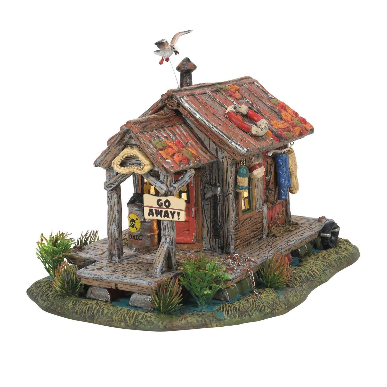 Haunted Swamp Shanty D56 Lit Building