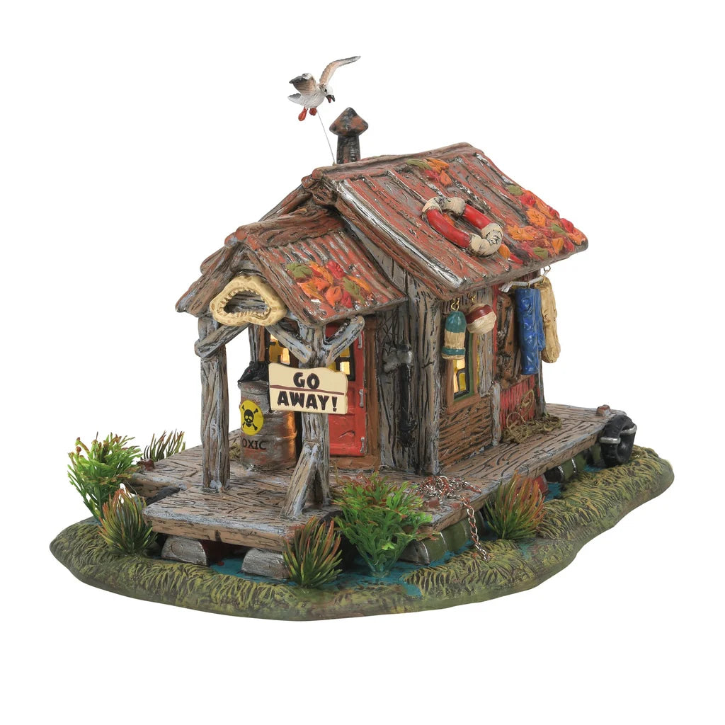 Haunted Swamp Shanty D56 Lit Building