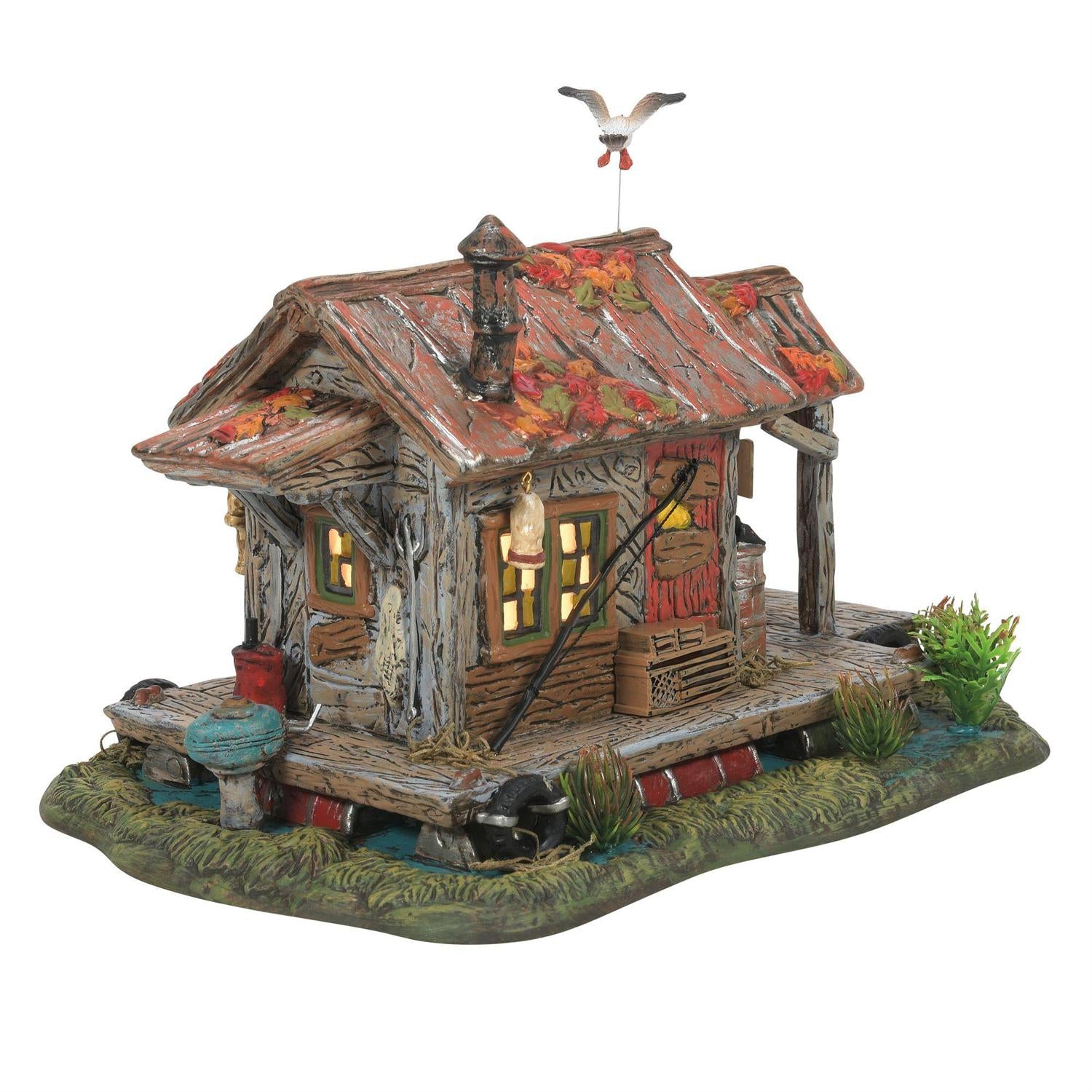 Haunted Swamp Shanty D56 Lit Building