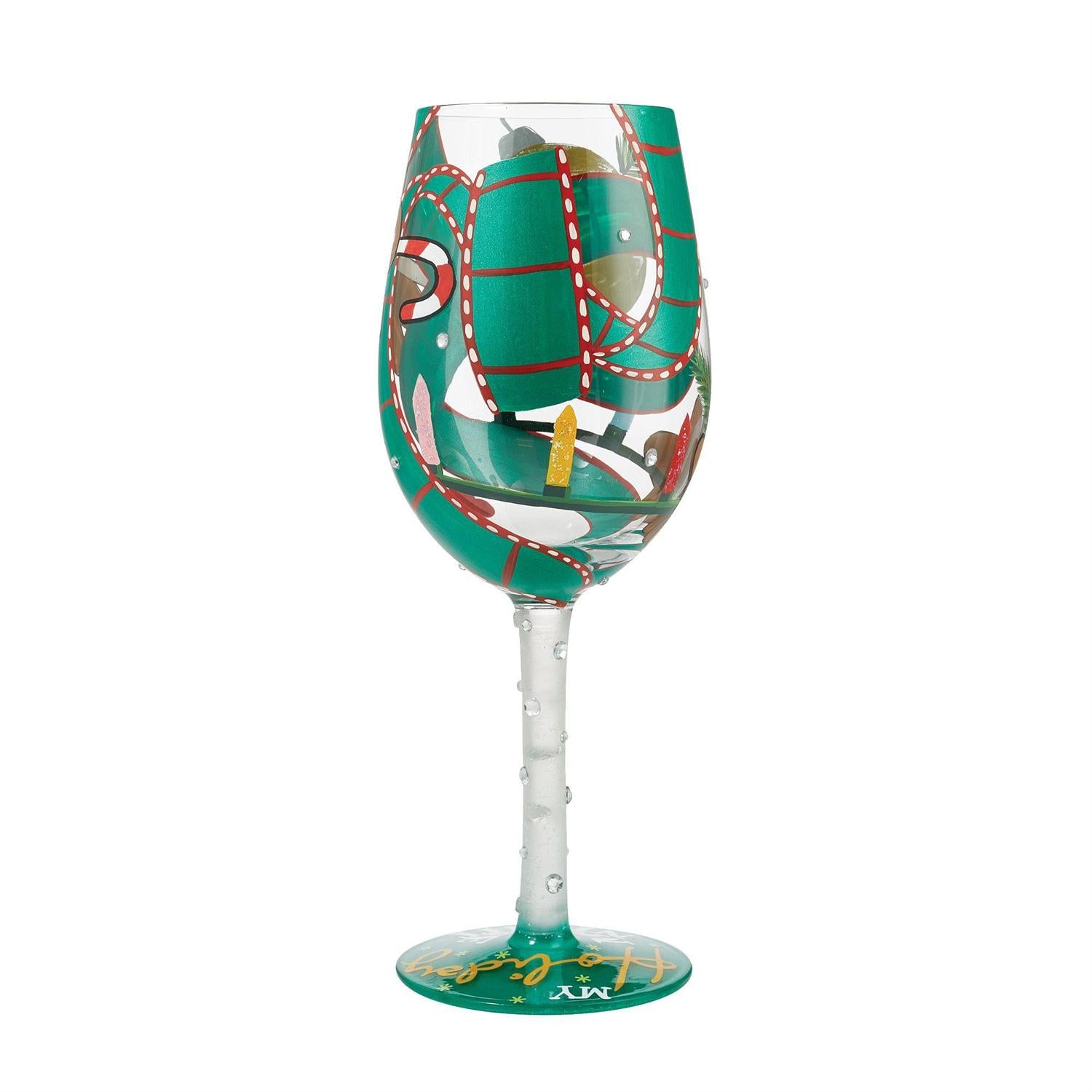 My Holiday Movie Night Lolita Wine Glass