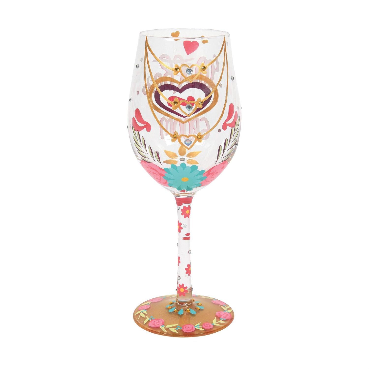 Mother of the Groom Lolita Wine Glass