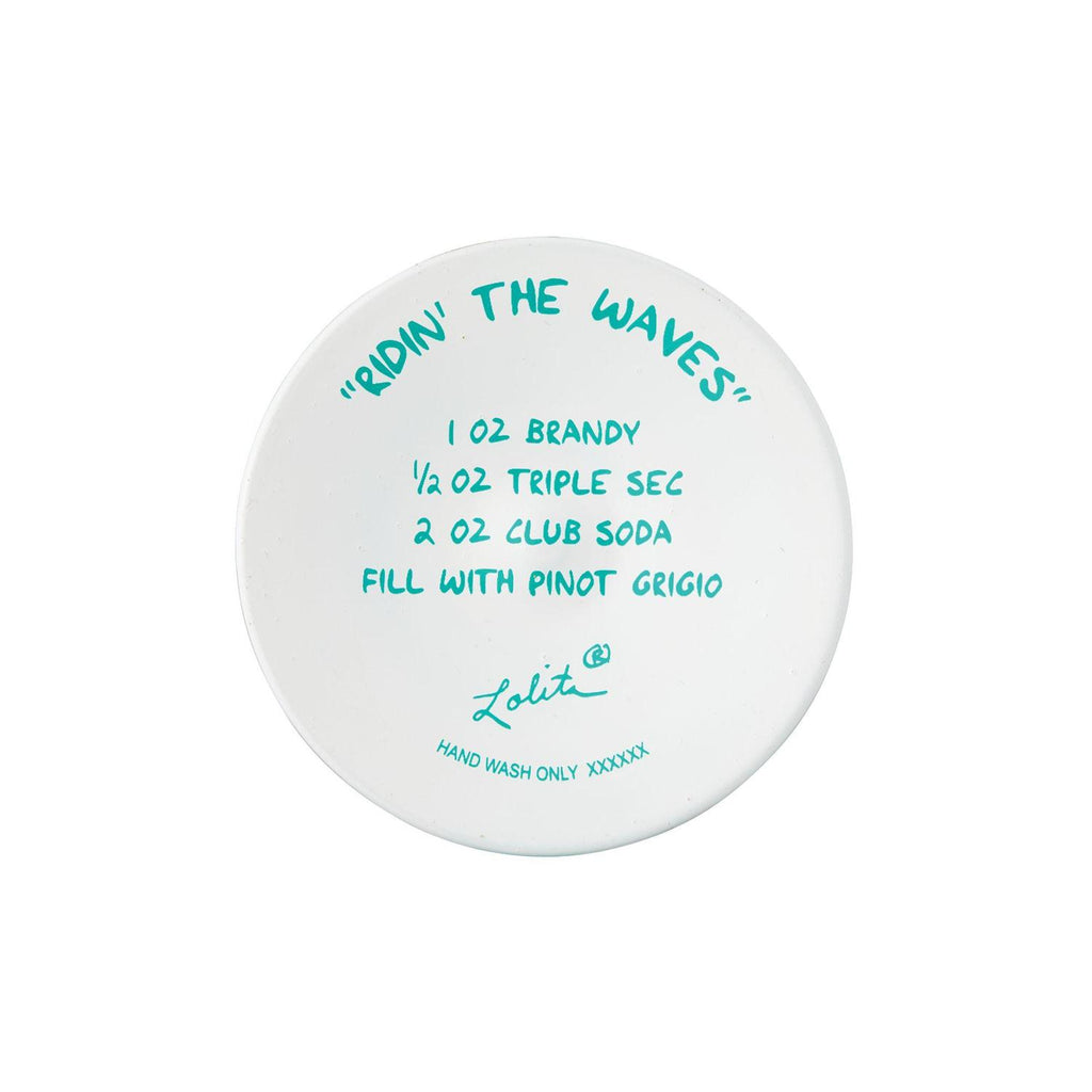 Ridin' the Waves Lolita Wine Glass