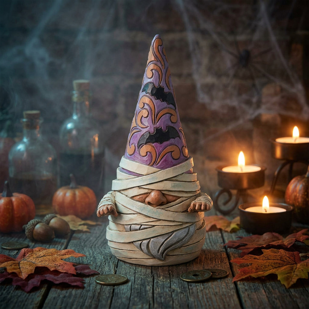 All Tied Up for Halloween Jim Shore Mummy Gnome