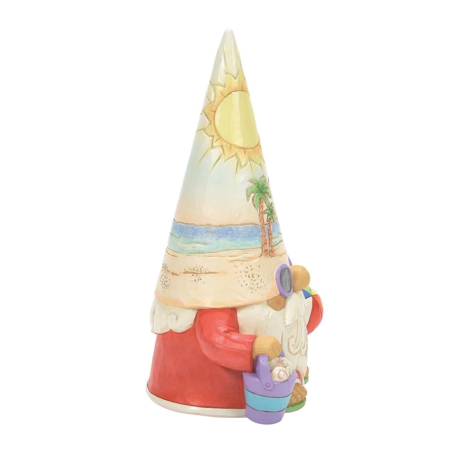 Jim Shore "Time for a shell-ebration!" Coastal Gnome Beachball