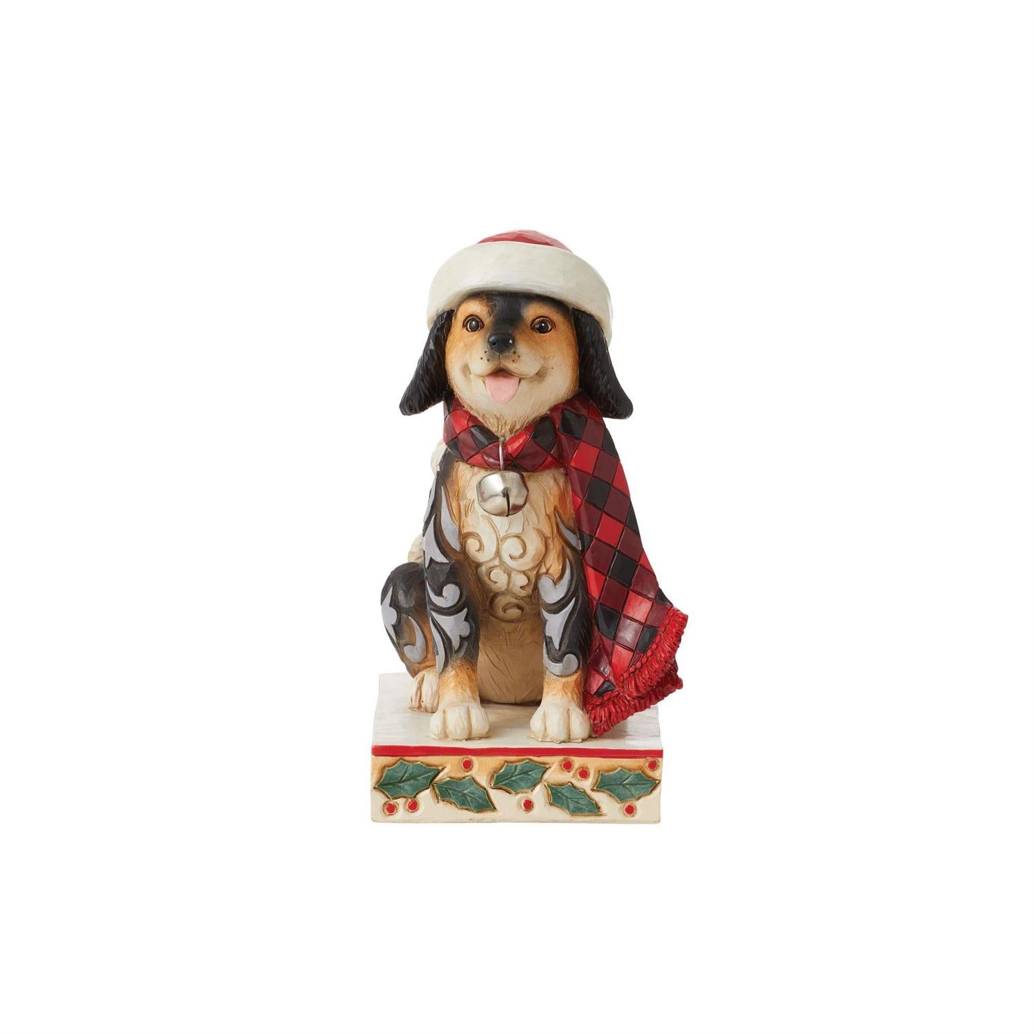 Jim Shore Highland Glen Dog Plaid Scarf