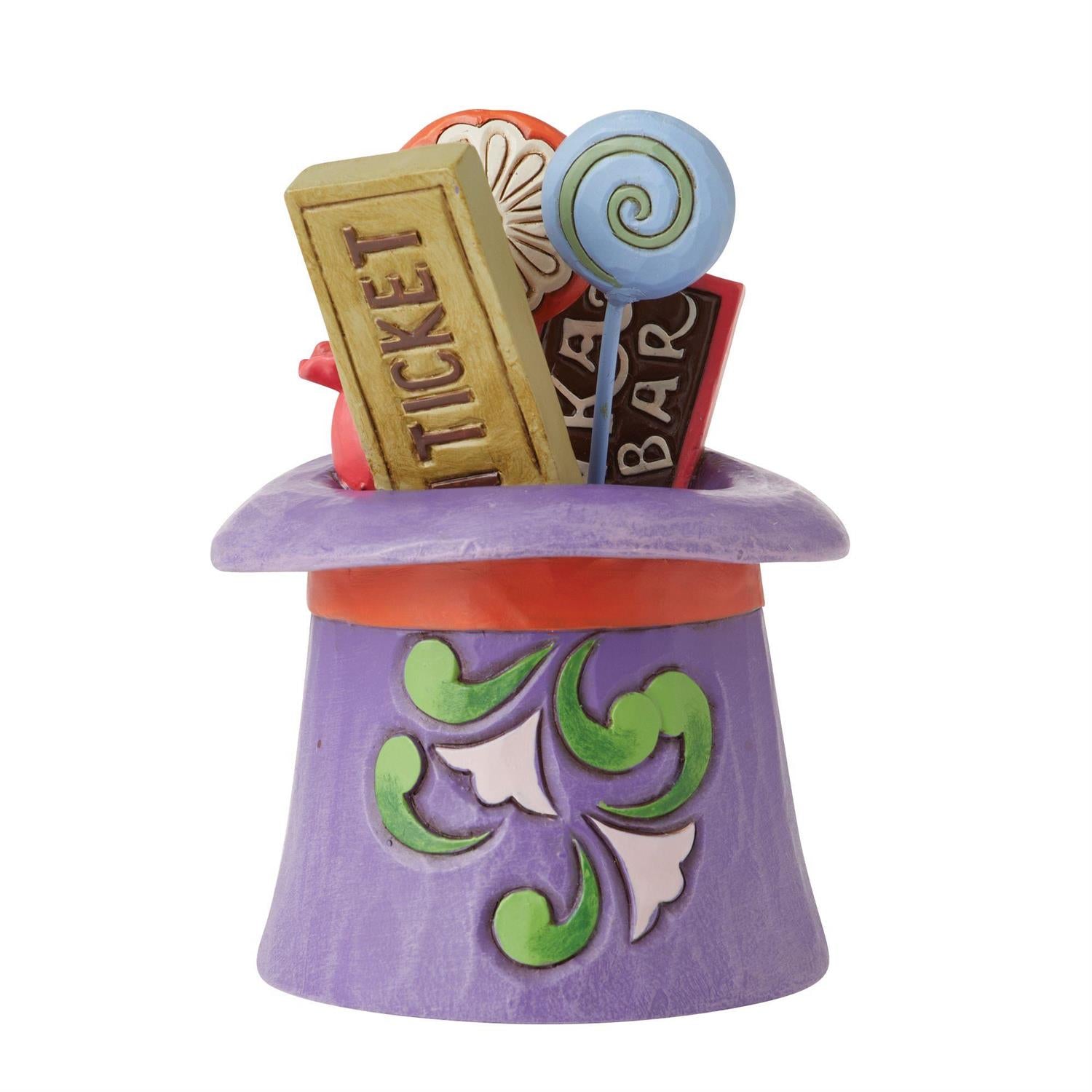 Mini Willy Wonka Hat Jim Shore Figurine