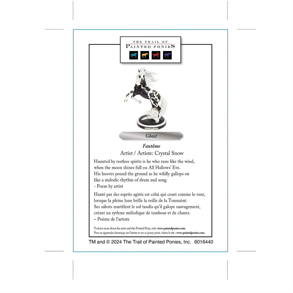 Ghost Painted Ponies Figurine