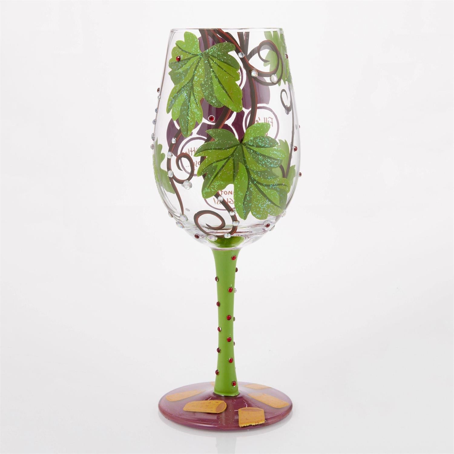 Wine Not Lolita Wine Glass