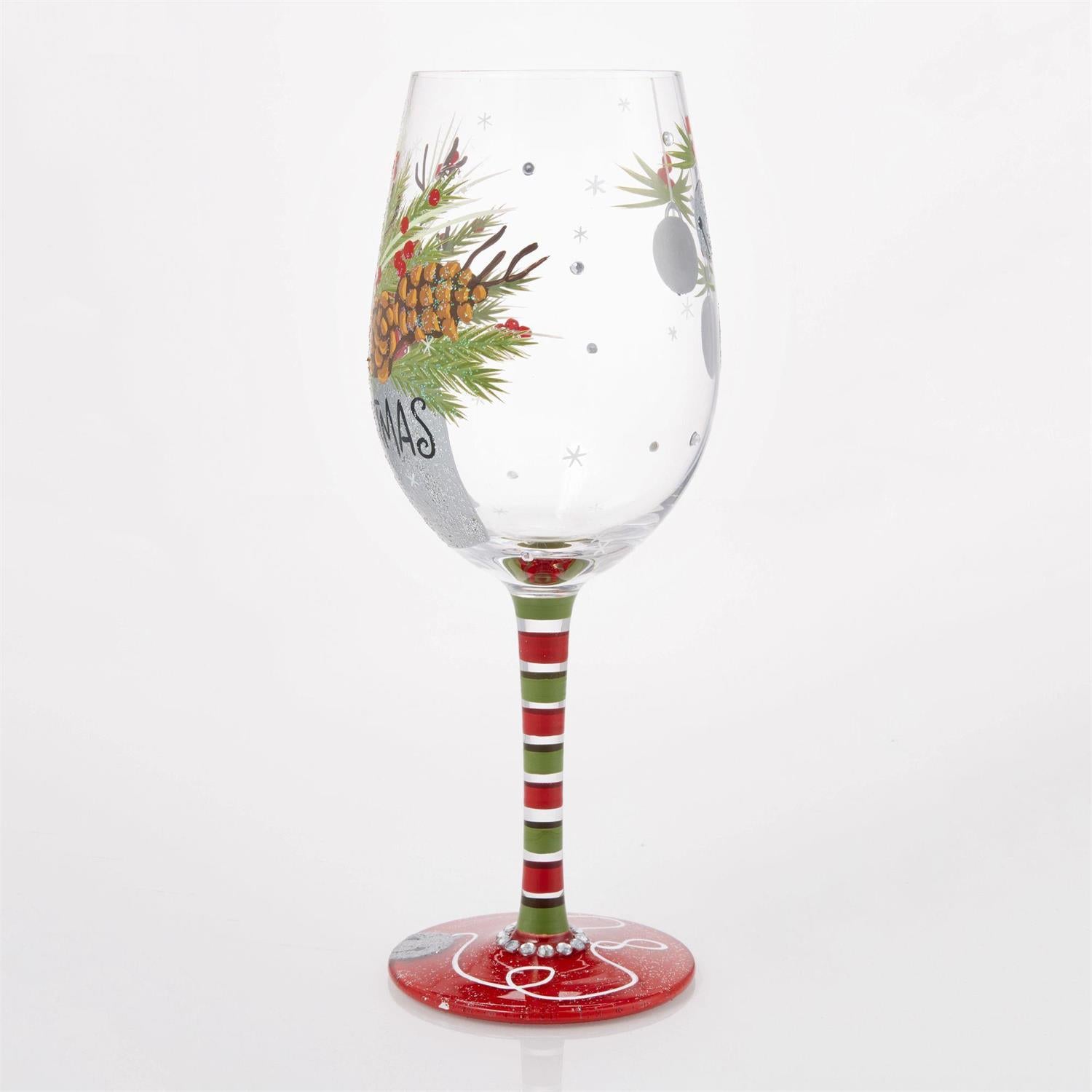 Best Christmas Ever Lolita Wine Glass