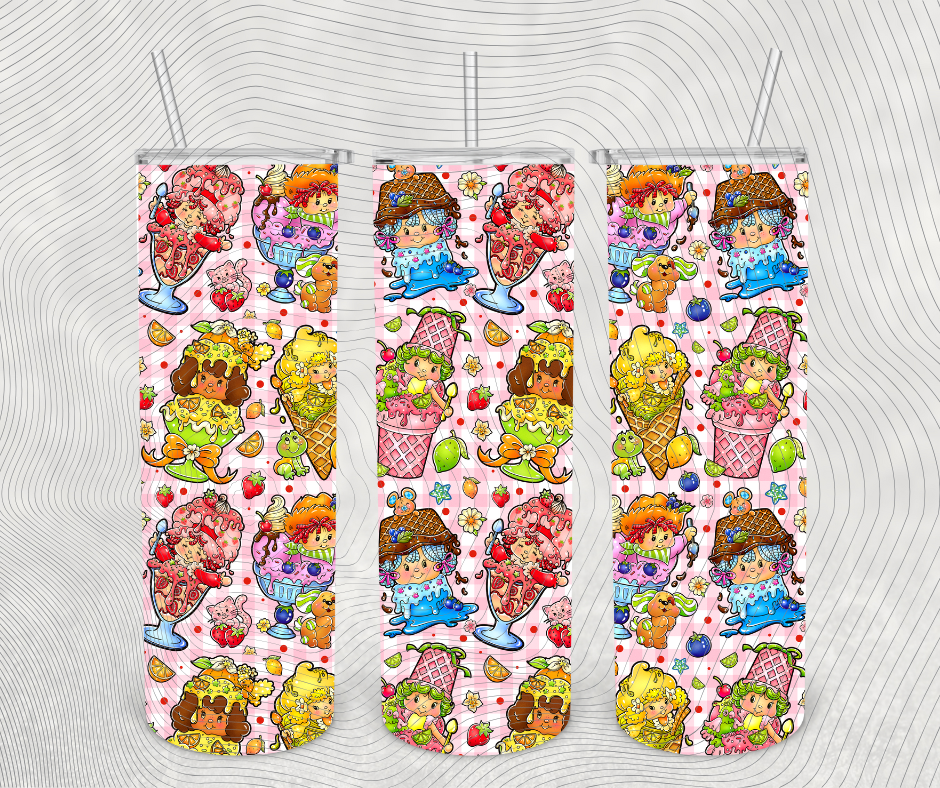 Shortcake Ice Cream Tumblers: 20oz Seamless