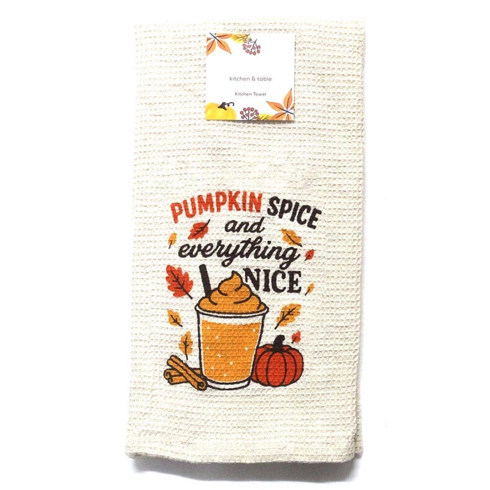 Pumpkin Spice Kitchen Towel