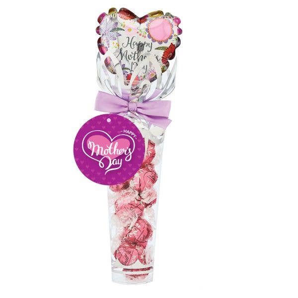 Lindt Lindor Chocolate Truffle Tower With Balloon - Mother's Day