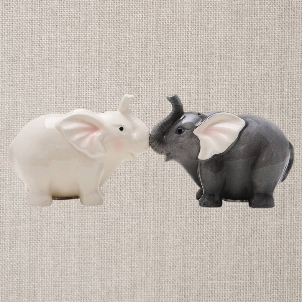 Elephant Ceramic Salt and Pepper Shaker Set