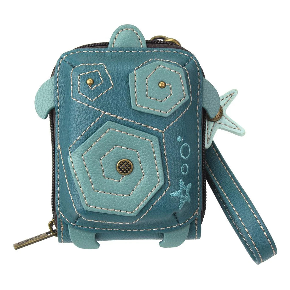 Turtle Credit Card Holder Wristlet Wallet