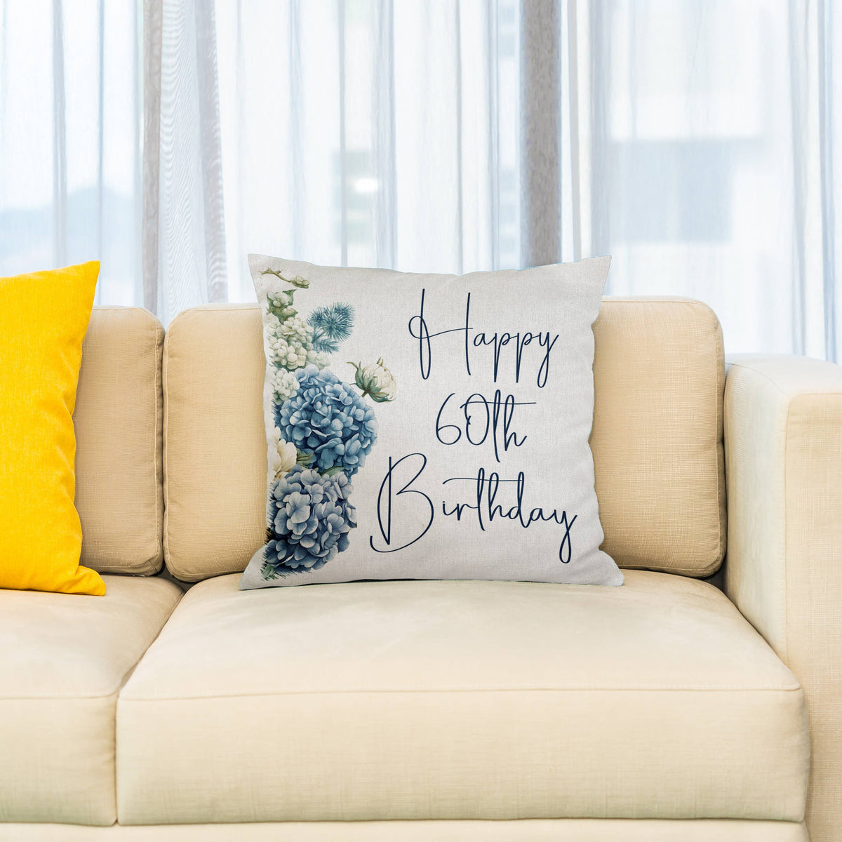 Happy 60th Birthday, Pillow