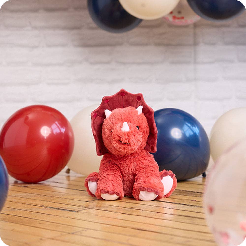 Red Triceratops Warmies