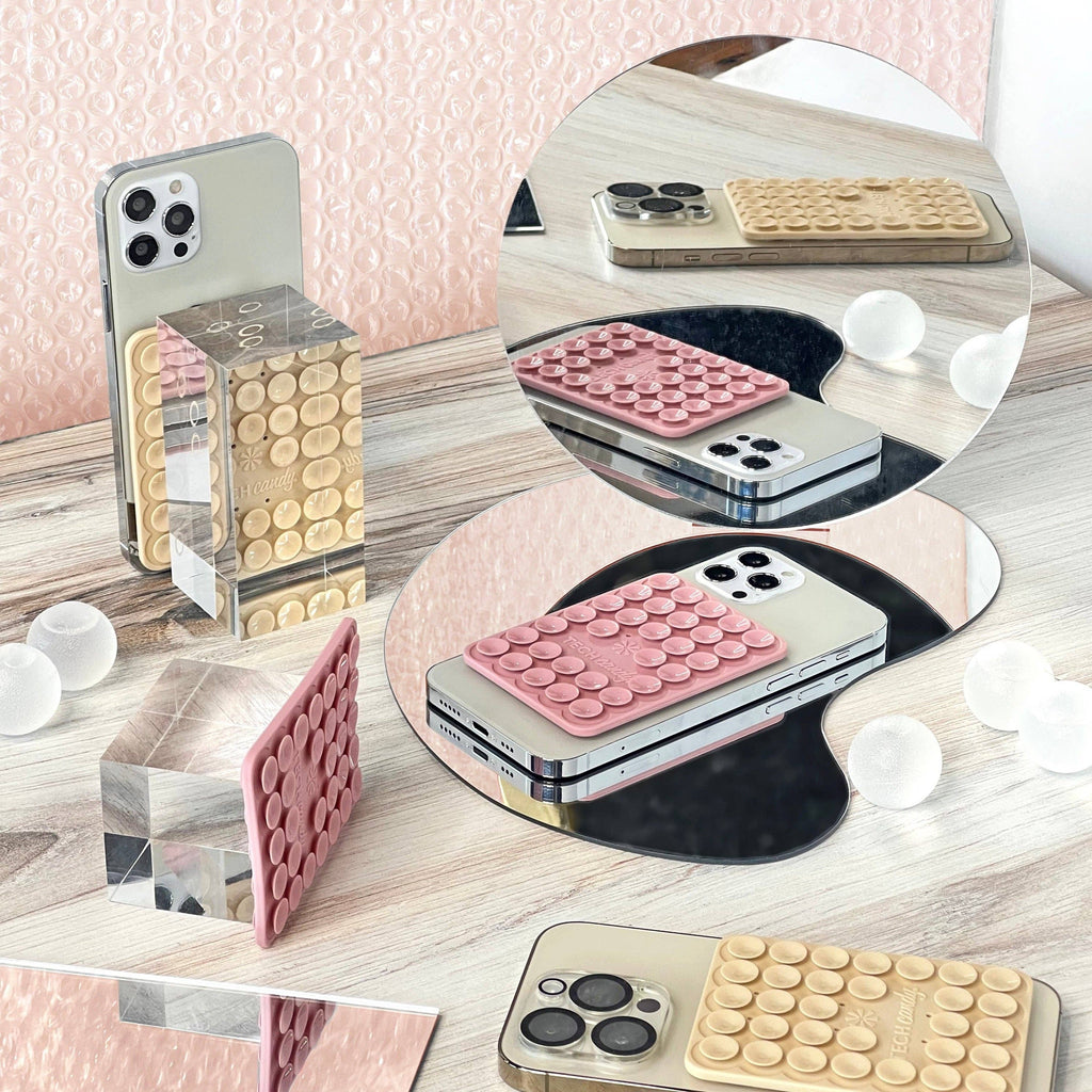 Stick 'Em Up Natural Phone Suction Pad - Natural