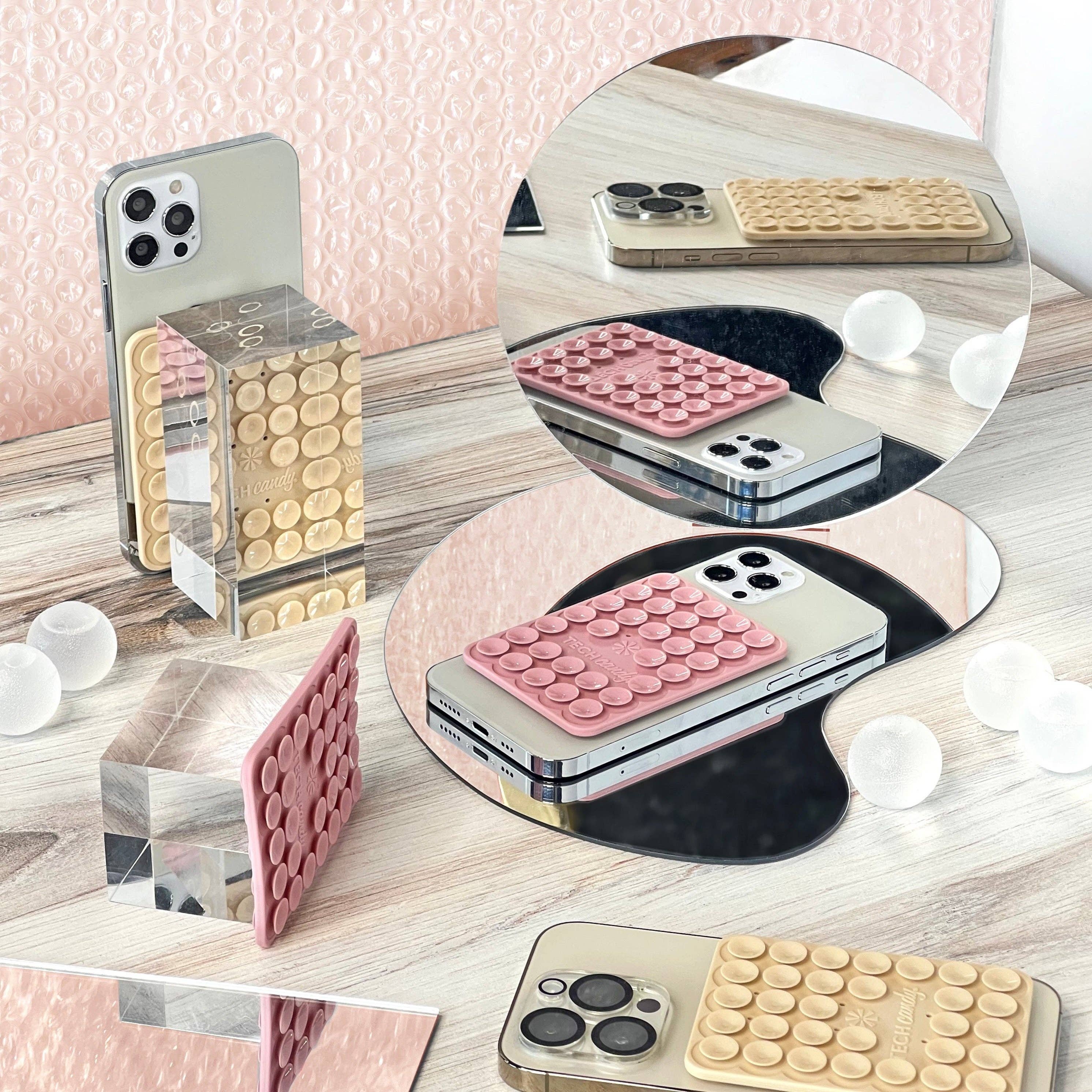 Stick'Em Up Pink Phone Suction Pad - Pink