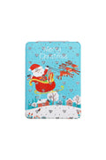 Wintry Christmas Print Glitter Compact Mirror
