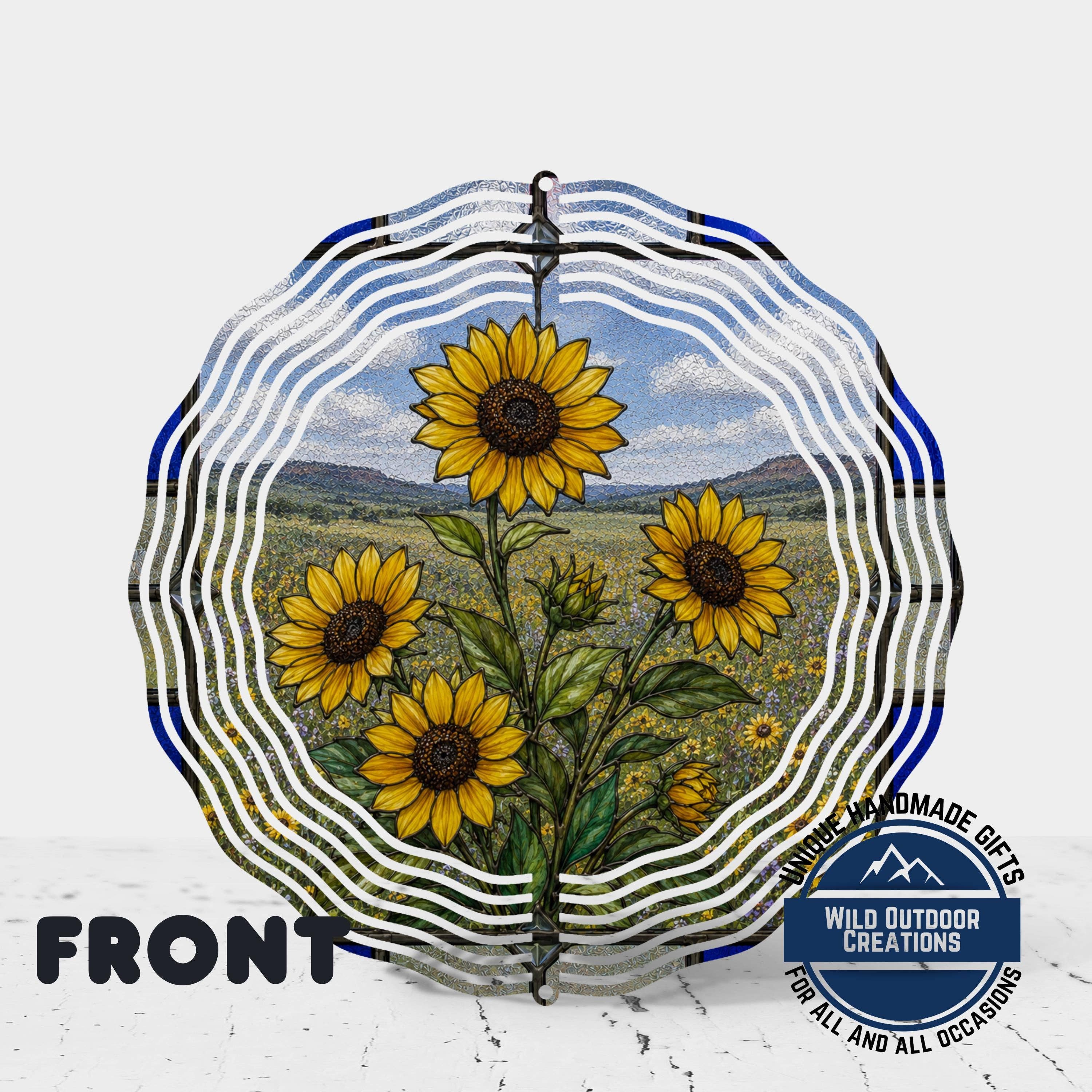 Sunflower Wind Spinner