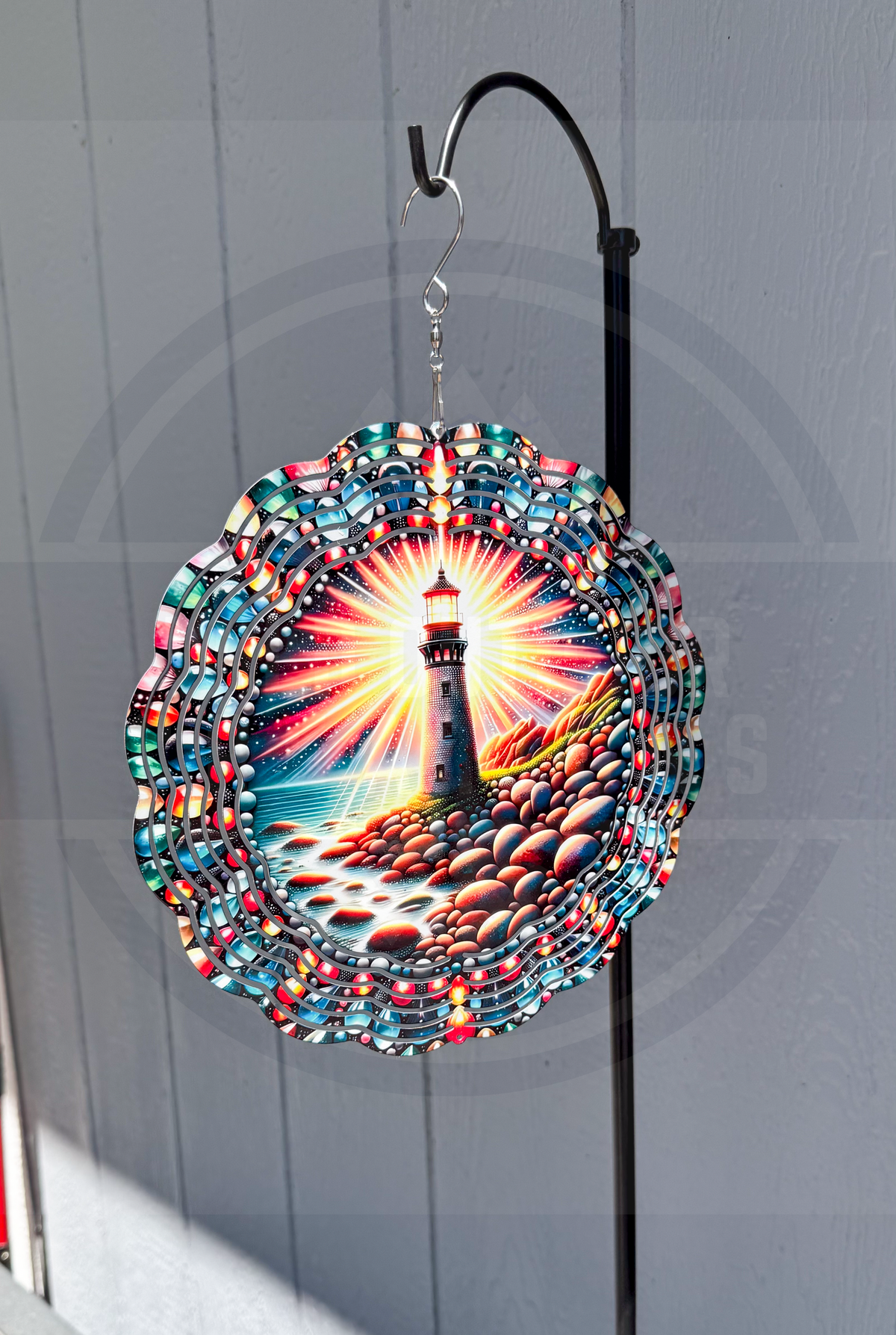 Lighthouse Wind Spinner