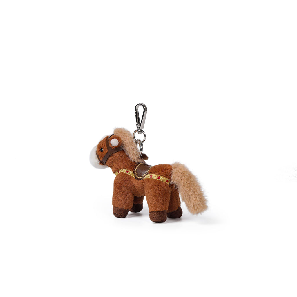 Cinnamon Brown Pony Plush Bag Charm