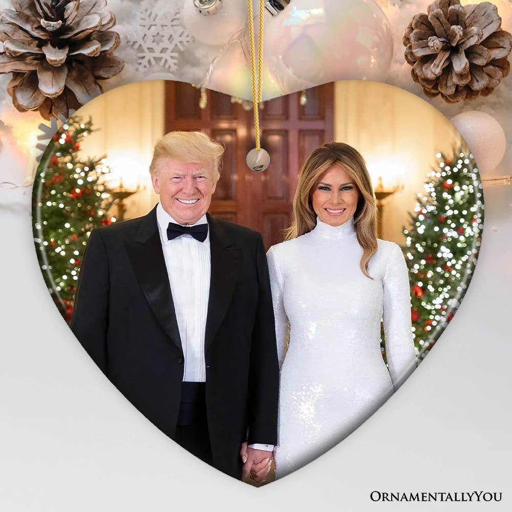 Donald and Melania Trump Ornament