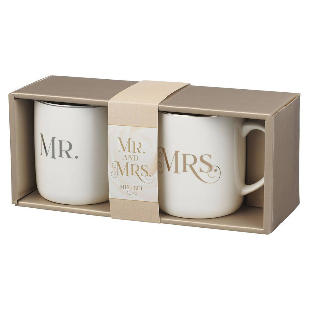 Mr. & Mrs. 2 Pc. Mug Set 1 Cor. 13:4