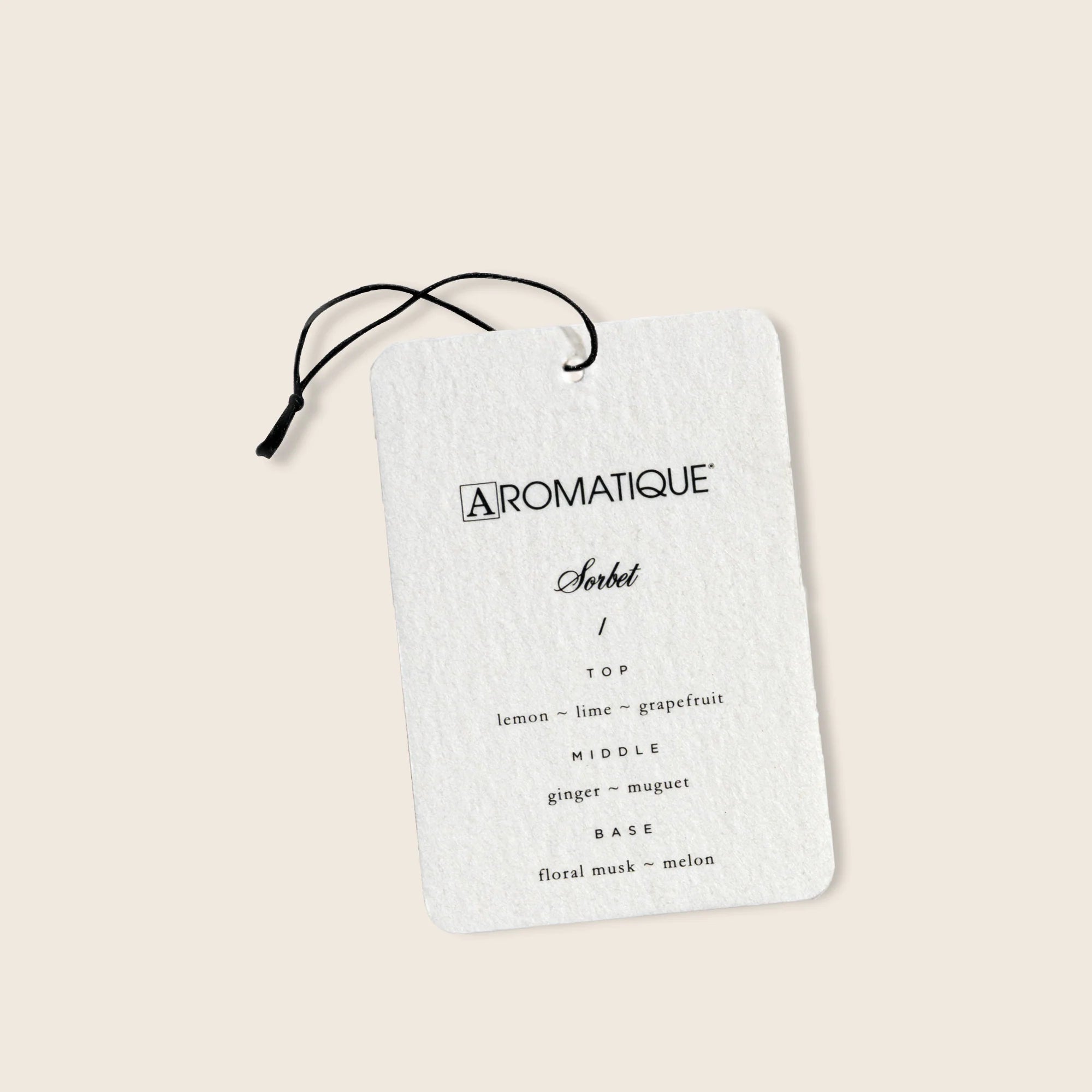 Sorbet Aroma Card