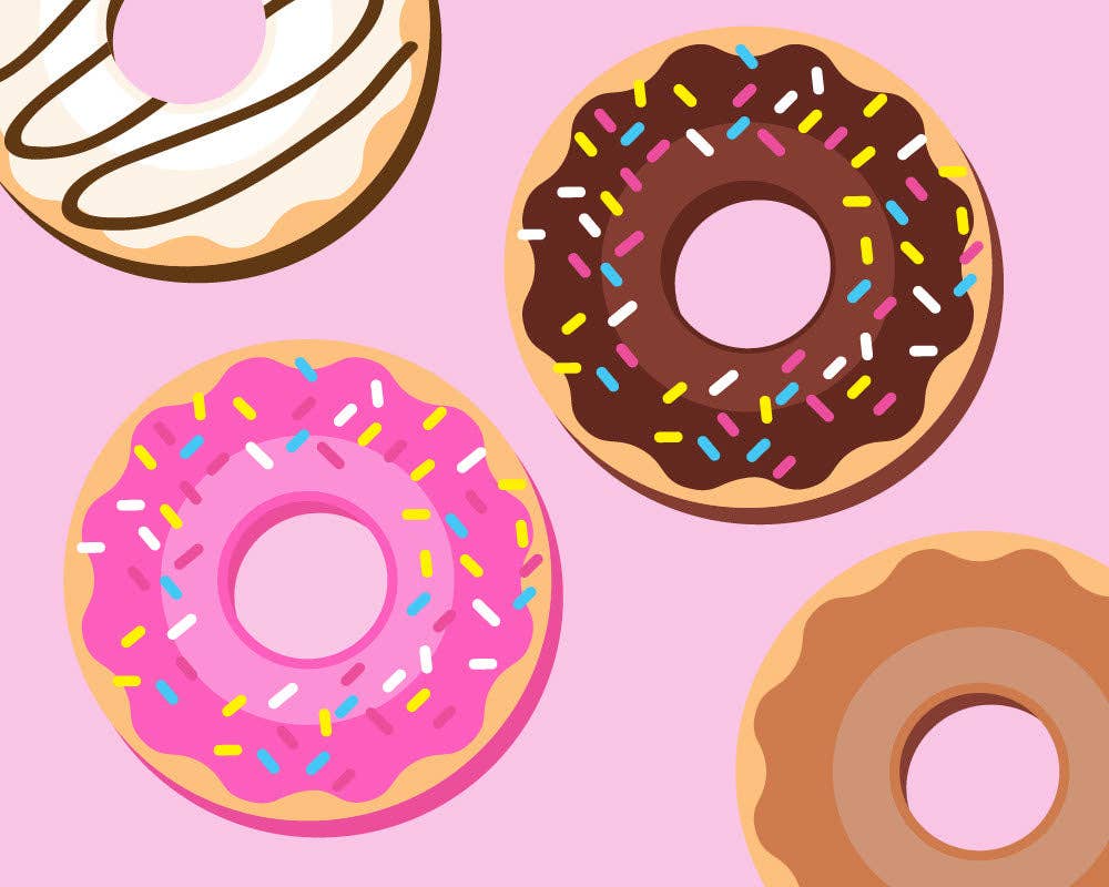 Delicious Doughnuts Paint By Numbers Kit