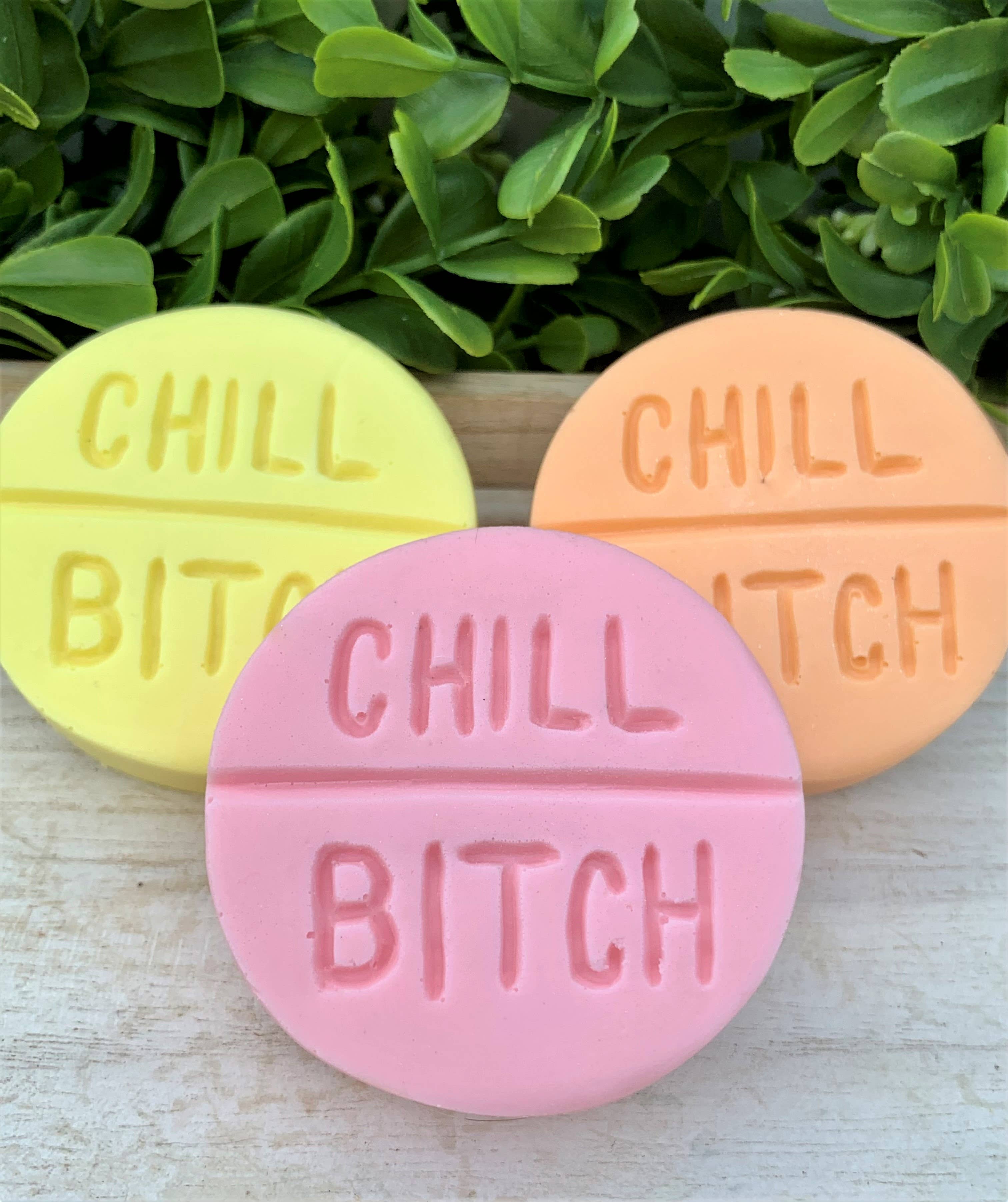 Chill B**ch Yellow/Lemon Pill Soap