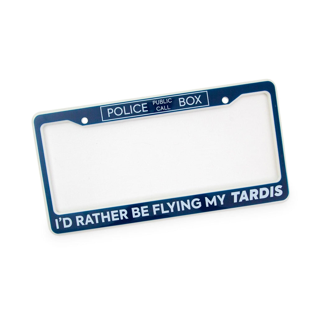 Doctor Who TARDIS Plastic License Plate Frame