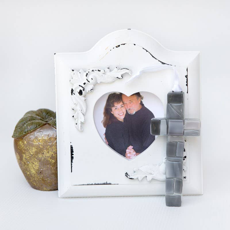 Wedding Anniversary Glass Cross