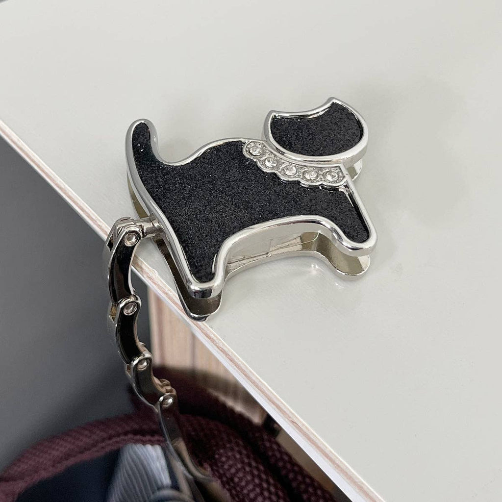 Foldable Handbag Table Hanger: Pink Handbag