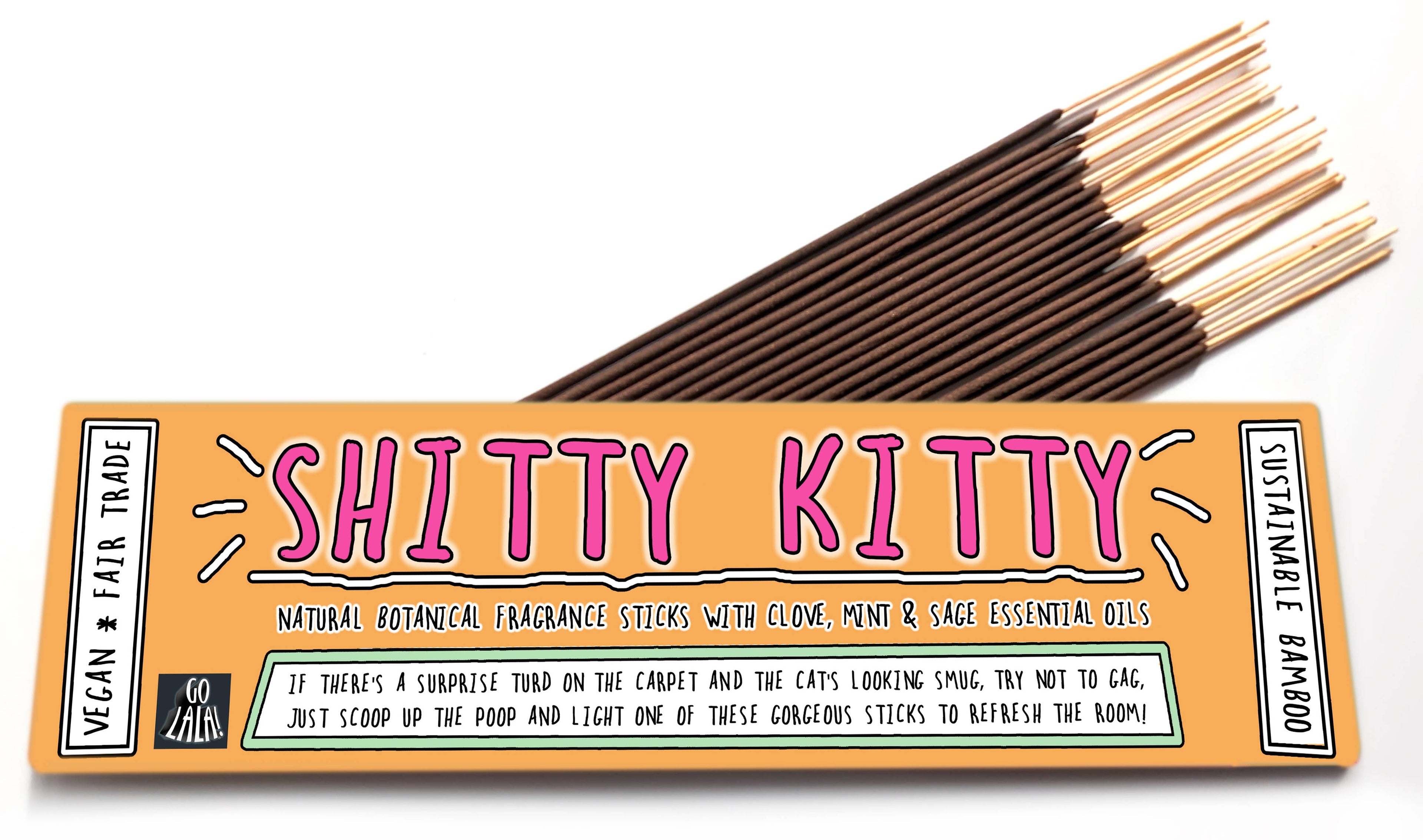 Shitty Kitty Funny Smells Fragrance Sticks