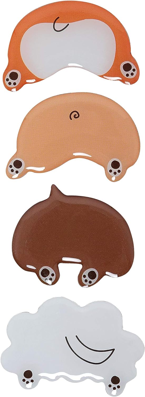 Dog Butts Magnet Set/4