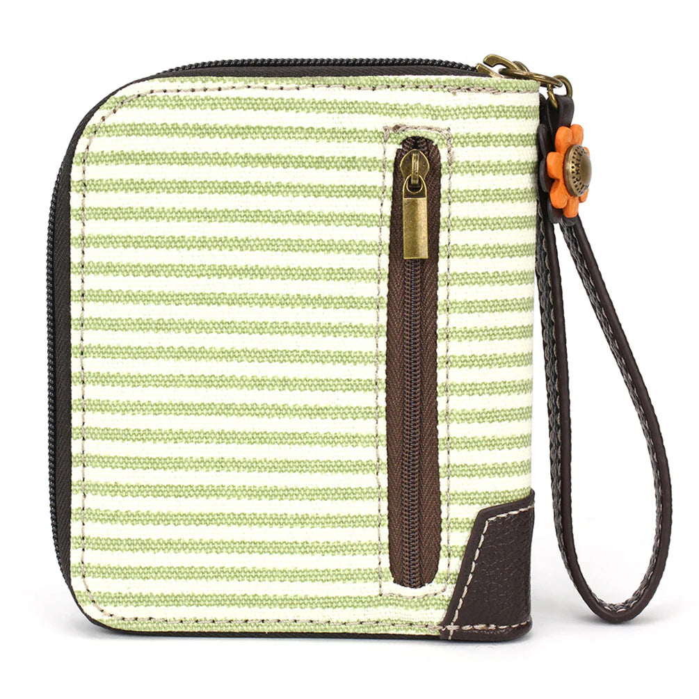Highland Cow Zip Around Wallet