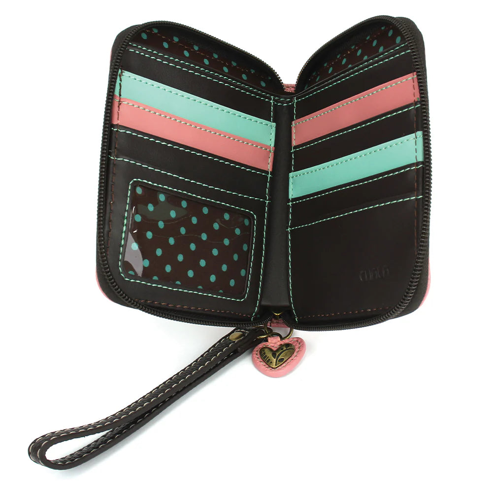 Pig Zip Around Wallet