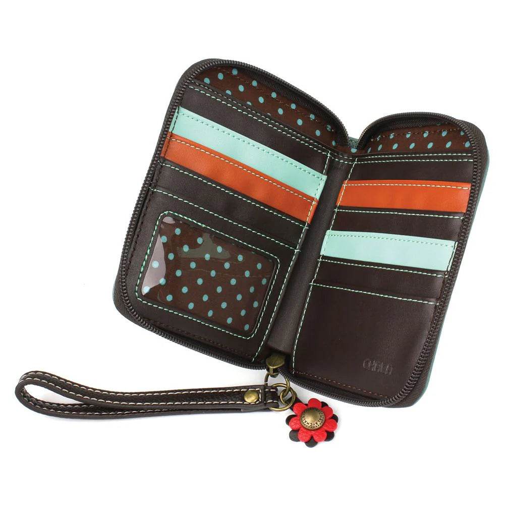 Bicycle Zip Around Wallet