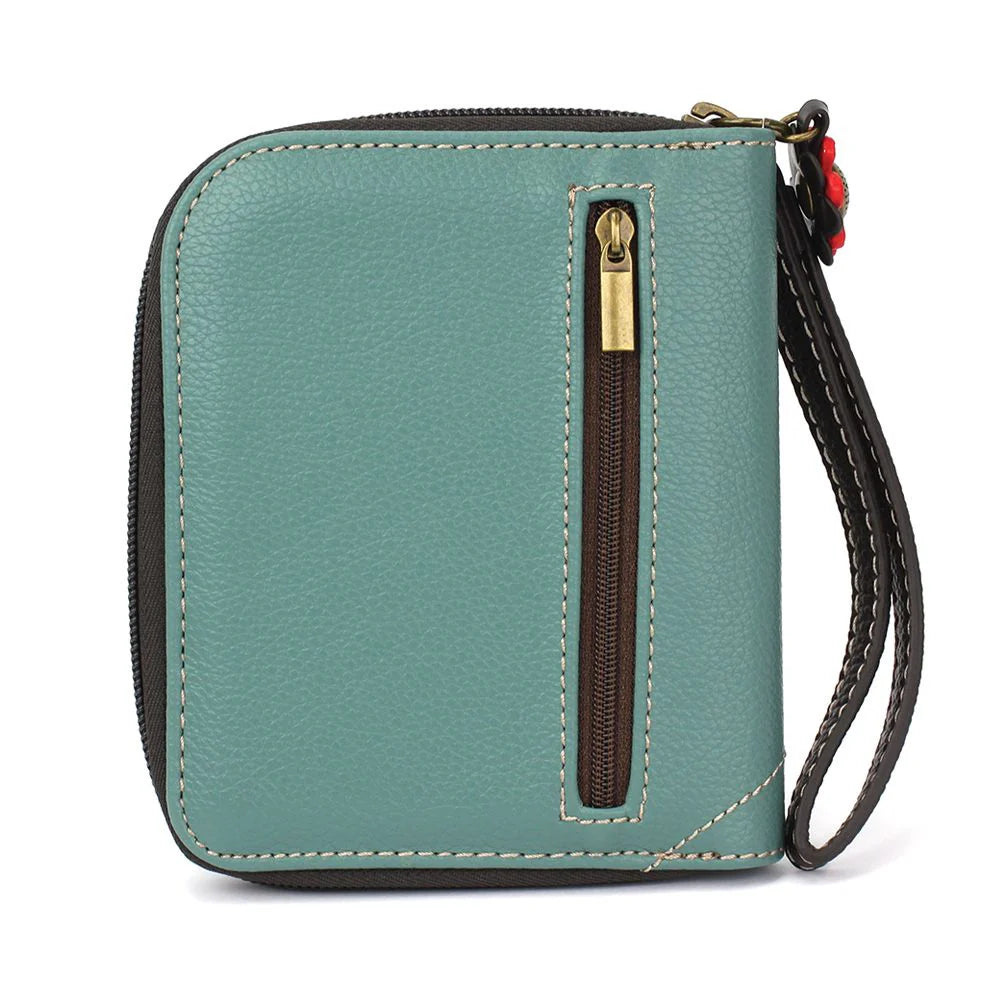 Bicycle Zip Around Wallet