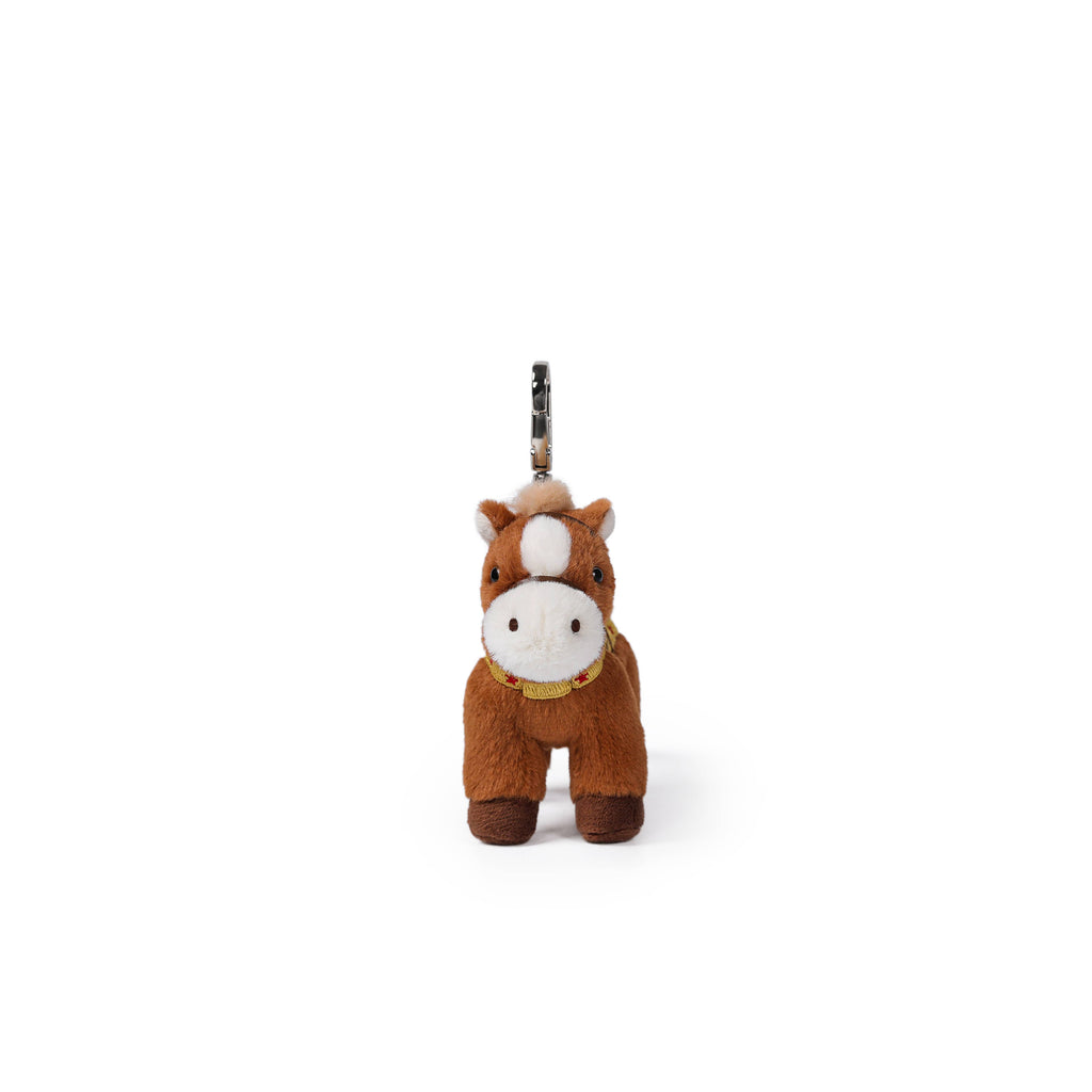 Cinnamon Brown Pony Plush Bag Charm