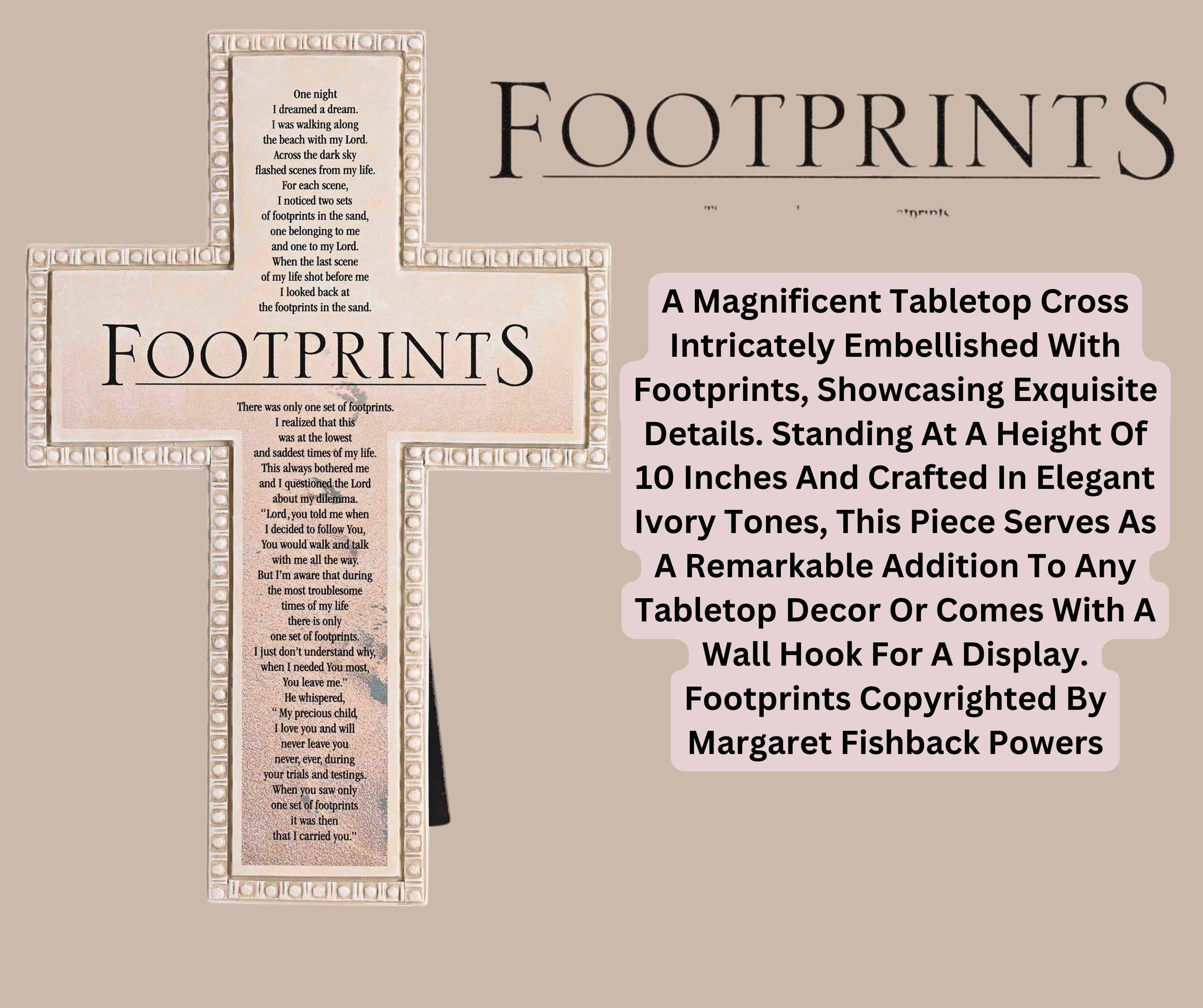 Footprints Cross