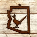 Roadrunner in Arizona Outline Ornament