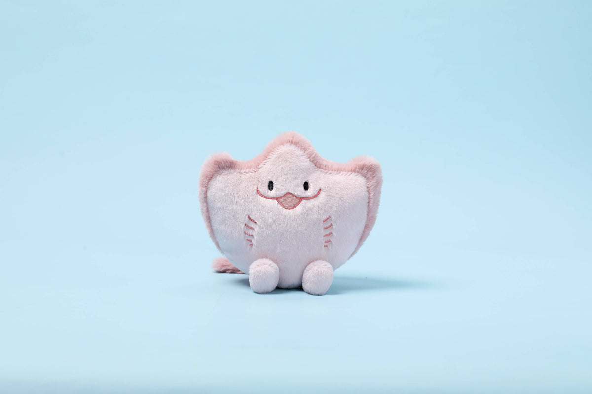 Sweet Smile Stingray Ocean Weighted Plush Animal 6"